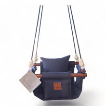 Load image into Gallery viewer, Dark Grey Weatherproof Canvas | Handmade Kids Swing