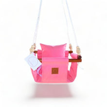 Load image into Gallery viewer, Rosie Pink Waterproof Canvas | Handmade Kids Swing
