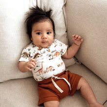 Load image into Gallery viewer, Dino Short Sleeve Organic Bodysuit