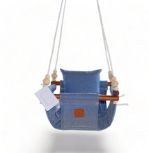 Load image into Gallery viewer, Ocean Blue Waterproof | Handmade Kids Swing
