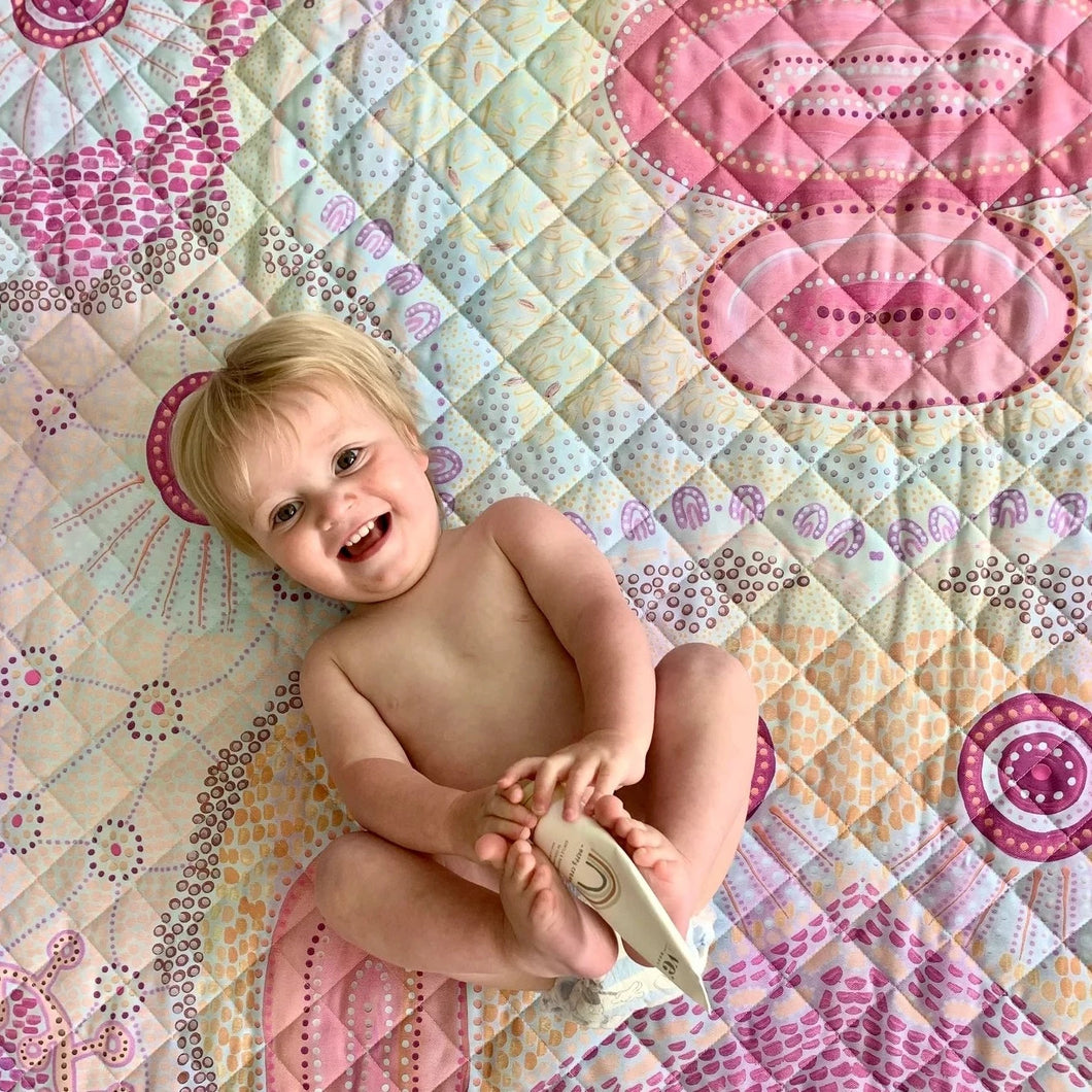 Life's Interwoven Journey | Quilted Play Mat