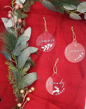 Load image into Gallery viewer, Personalised baubles
