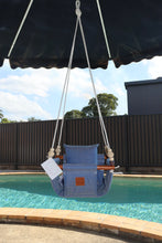Load image into Gallery viewer, Ocean Blue Waterproof | Handmade Kids Swing
