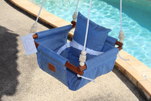 Load image into Gallery viewer, Ocean Blue Waterproof | Handmade Kids Swing
