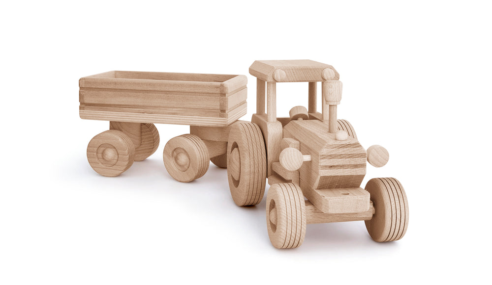 Tractor and Trailer | Wooden Toy