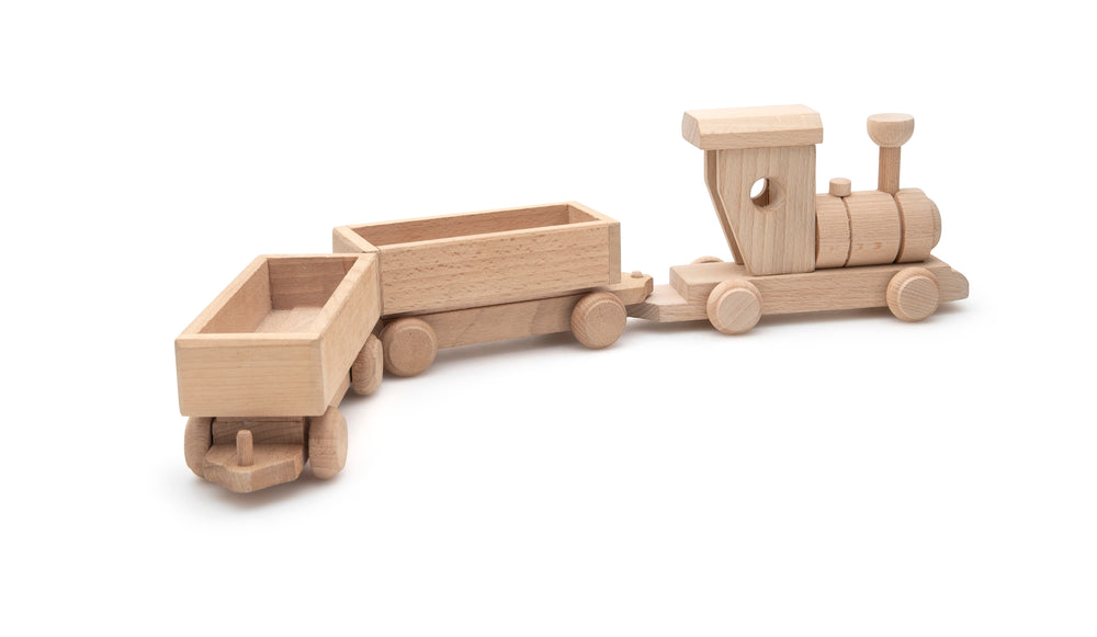 Train and Carriages | Wooden Toy