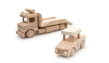 Load image into Gallery viewer, Transporter and Car | Wooden Toy
