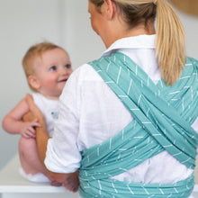 Load image into Gallery viewer, mint baby wrap carrier
