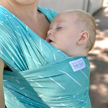 Load image into Gallery viewer, Mint baby wrap carrier
