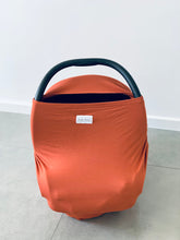 Load image into Gallery viewer, rust orange bamboo baby capsule cover
